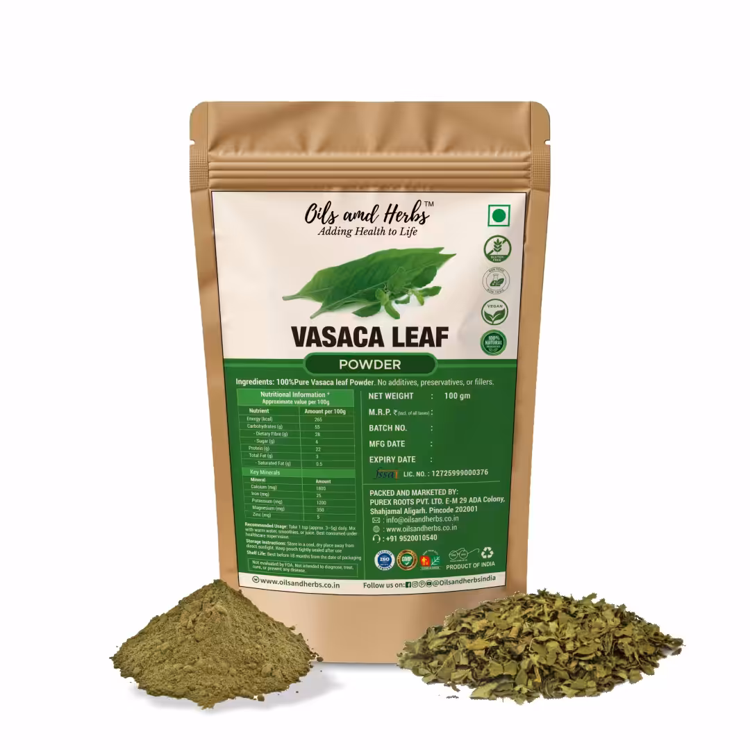 Pure Vasaca Leaf Powder- Adhatoda Vasica -100% Pure and Natural