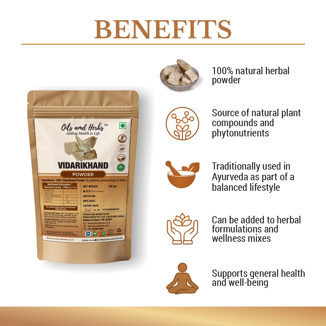 Pure Vidarikand Powder – Pueraria Tuberosa -100% Pure and Natural - Image 3