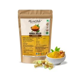 Pure Amba Haldi Powder - Curcuma Amada -100% Pure, Clean and Natural