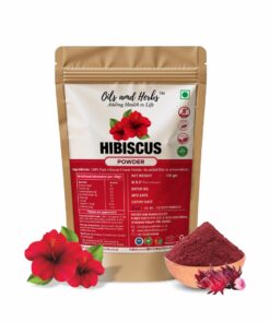 Hibiscus Powder Natural Herbal Supplement for Hair and Skin Care