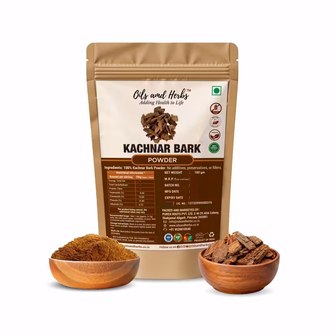 Kachnar Powder Natural Herbal Supplement for Digestive and Liver Health
