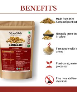 Alternative view of Kantkari Powder Natural Herbal Supplement for Respiratory and Digestive Health