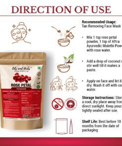 Alternative view of Rose Petal Powder Natural Herbal Supplement for Skin and Wellness