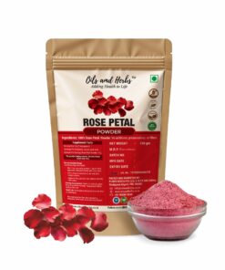 Rose Petal Powder Natural Herbal Supplement for Skin and Wellness