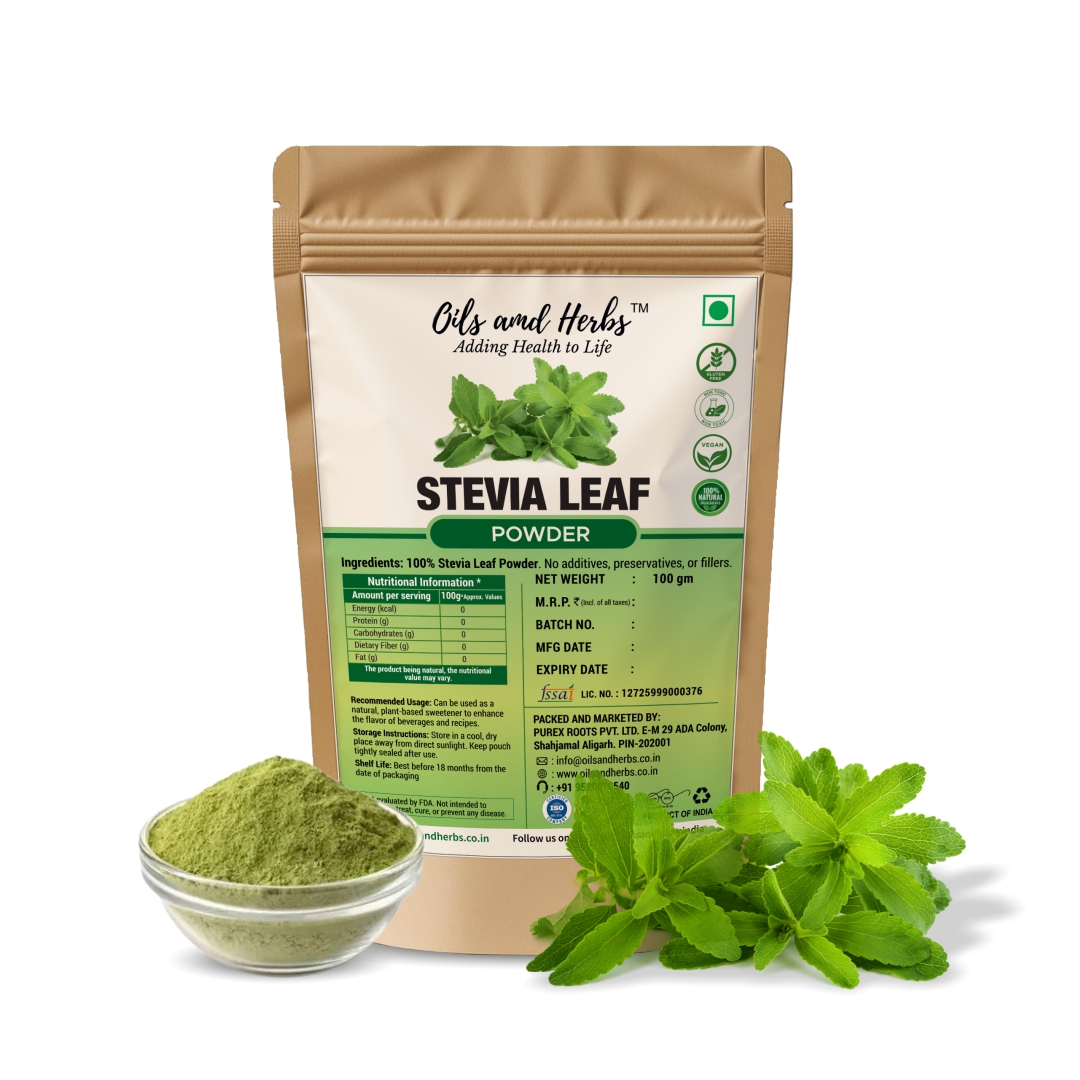 Clean Stevia Powder - Stevia rebaudiana -100% Pure and Natural