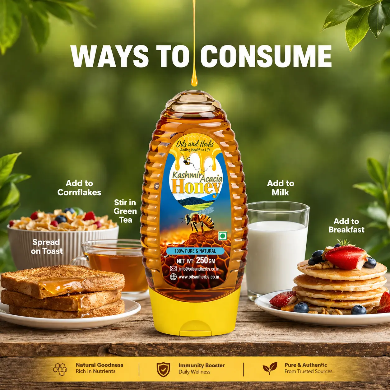 Kashmiri Acacia Honey – Pure, Light & Naturally Premium - Image 3